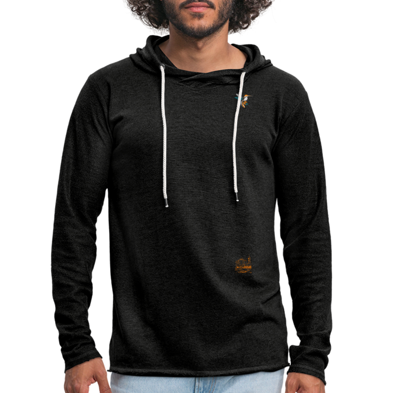 Lade das Bild in Galerie -Viewer, Leichtes Kapuzensweatshirt Unisex Mirrela Passage Club 5 AA7 - Anthrazit
