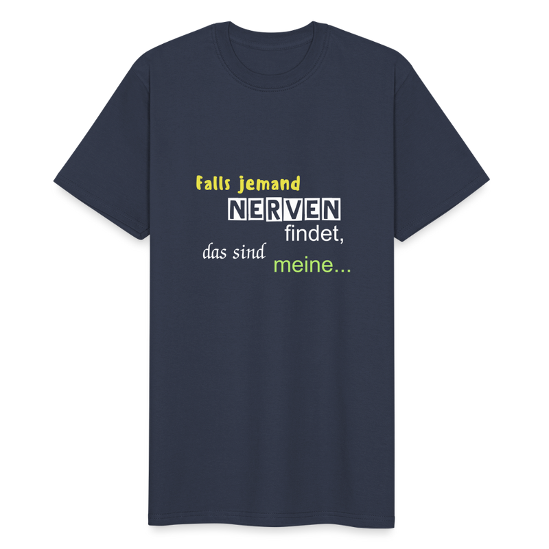 Lade das Bild in Galerie -Viewer, Männer Workwear T-Shirt Nerven finden - Navy
