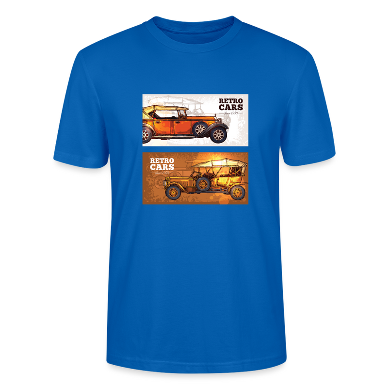 Lade das Bild in Galerie -Viewer, Stanley/Stella Unisex T-Shirt CRAFTER Retro Cars 1 - Pfauenblau
