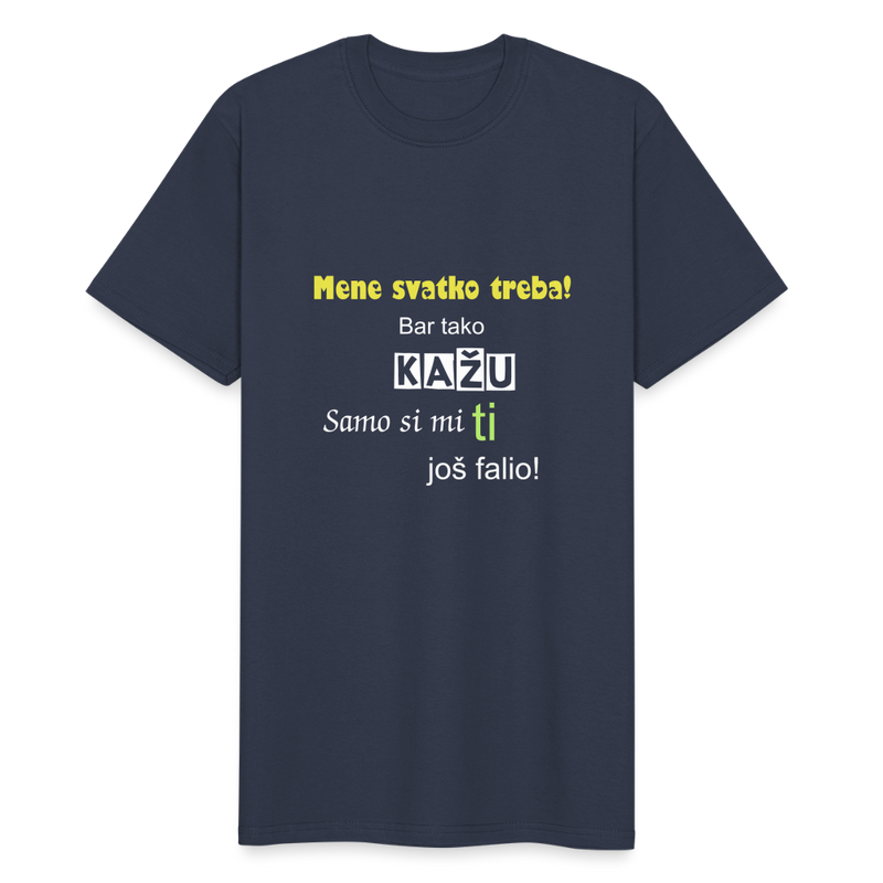 Lade das Bild in Galerie -Viewer, Männer Workwear T-Shirt Mene svatko treba 2 - Navy
