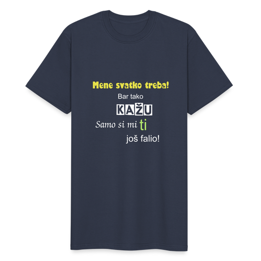 Männer Workwear T-Shirt Mene svatko treba 2 - Navy