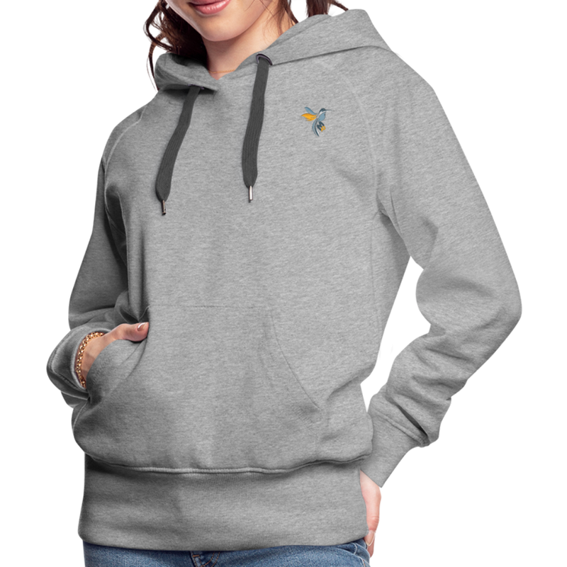 Lade das Bild in Galerie -Viewer, Frauen Premium Hoodie Manny Colors Mirrela Passage AA10 - Grau meliert
