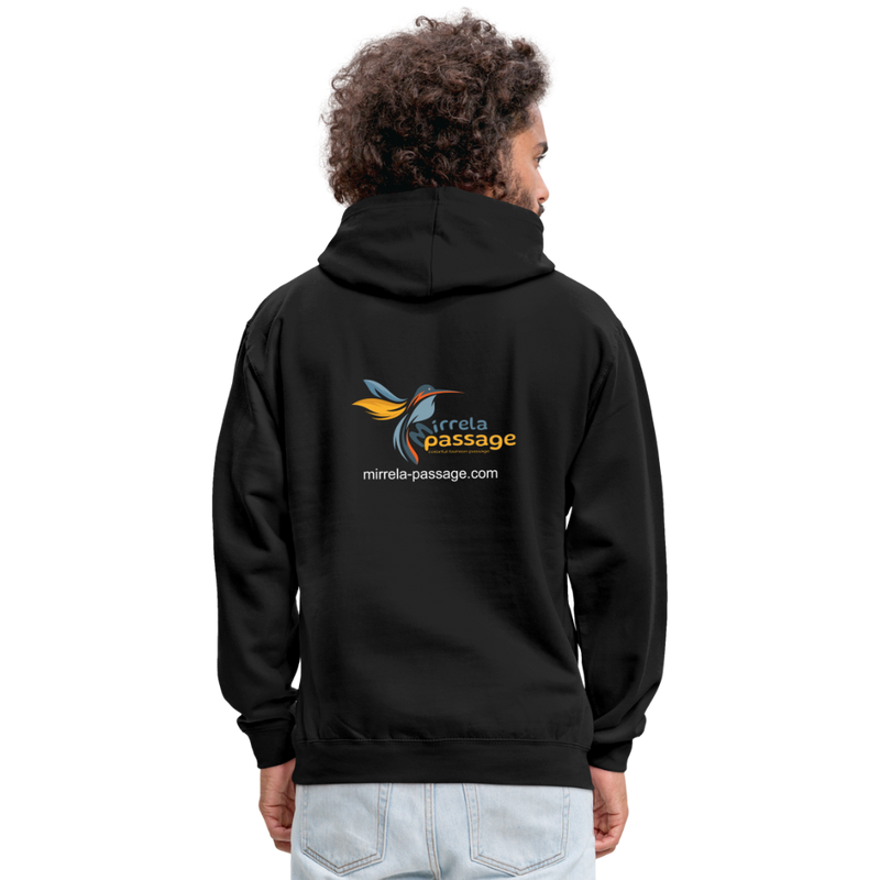 Lade das Bild in Galerie -Viewer, Kontrast-Hoodie Schwarz Gelb Mirrela Passage AA9 Club 15 - Schwarz/Gold
