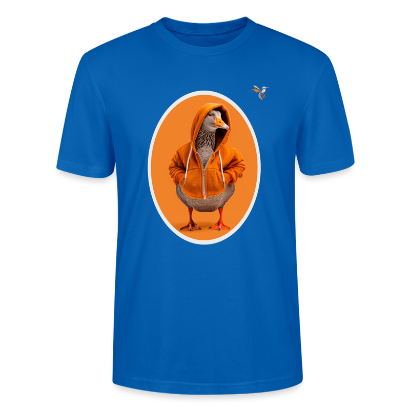 Lade das Bild in Galerie -Viewer, Stanley/Stella Unisex Mirrela Passage T-Shirt CRAFTER Duck in ORANGE - Pfauenblau
