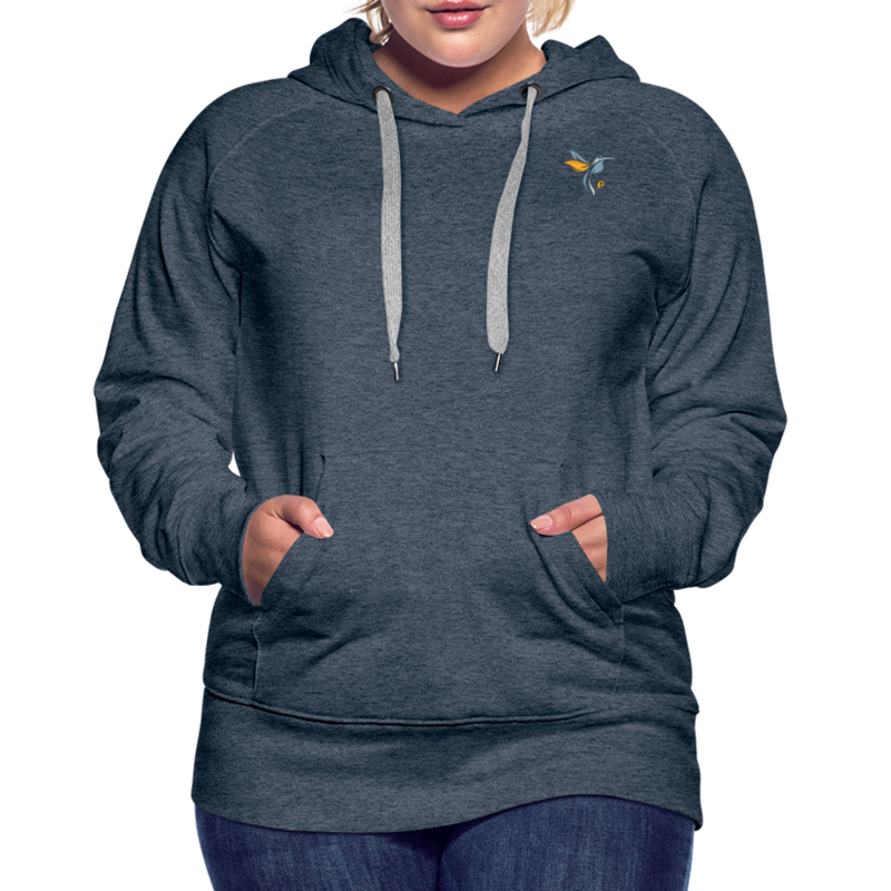 Lade das Bild in Galerie -Viewer, Frauen Premium Hoodie Manny Colors Mirrela Passage AA10 - Jeansblau
