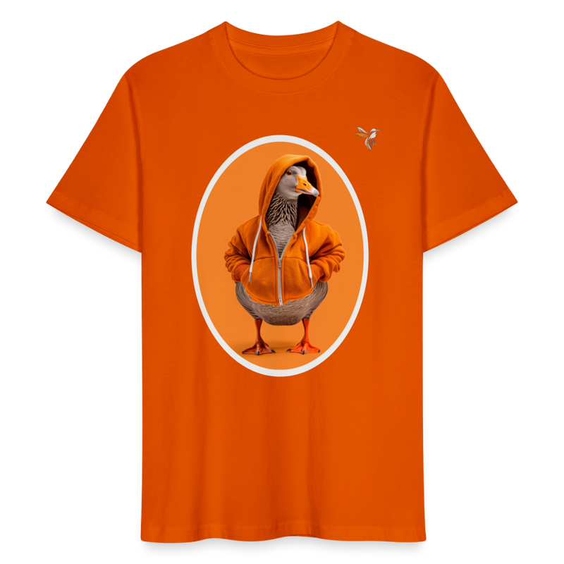 Lade das Bild in Galerie -Viewer, Stanley/Stella Unisex Mirrela Passage T-Shirt CRAFTER Duck in ORANGE - Tieforange
