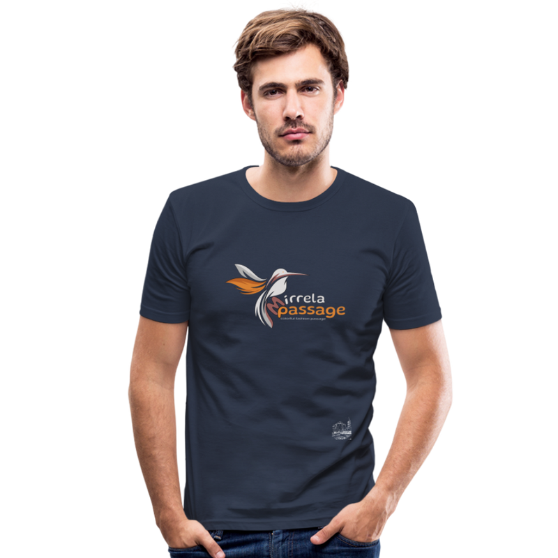 Lade das Bild in Galerie -Viewer, Männer Slim Fit T-Shirt Mirrela Passage 07-MP 15 - Navy
