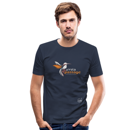 Männer Slim Fit T-Shirt Mirrela Passage 07-MP 15 - Navy