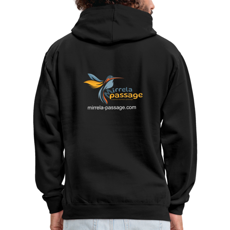 Lade das Bild in Galerie -Viewer, Kontrast-Hoodie Schwarz Gelb Mirrela Passage AA9 Club 15 - Schwarz/Gold
