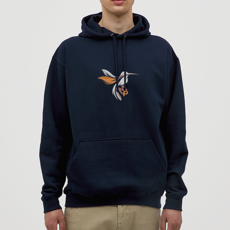 Lade das Bild in Galerie -Viewer, Mirrela Passage Unisex Hoodie ALL COLORS Kolibri GOLD BRAUN - Navy
