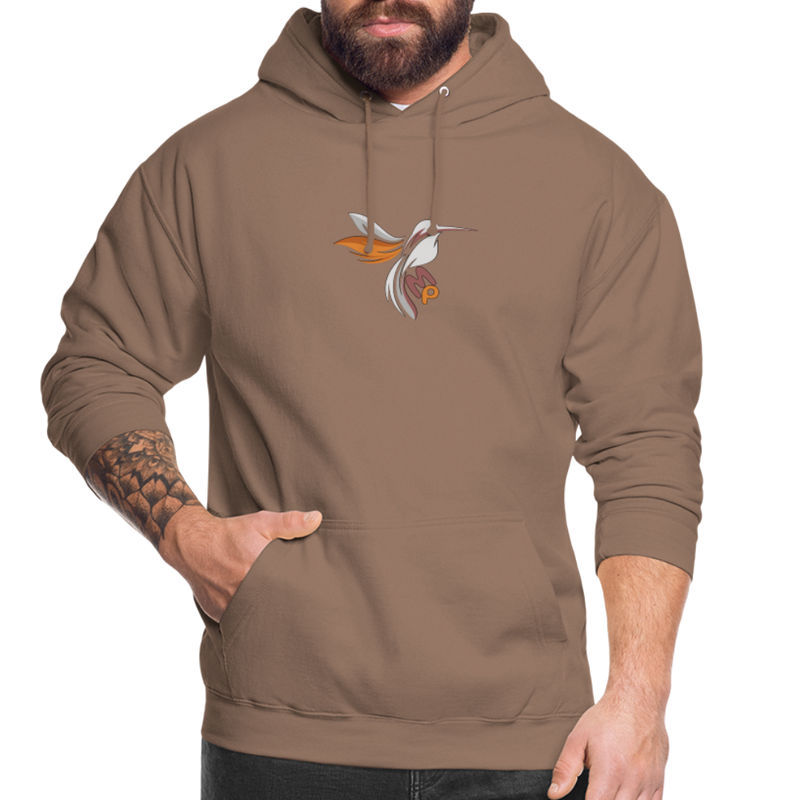 Lade das Bild in Galerie -Viewer, Mirrela Passage Unisex Hoodie ALL COLORS Kolibri GOLD BRAUN - Mokka
