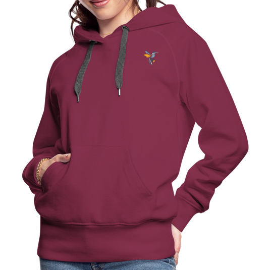 Frauen Premium Hoodie Manny Colors Mirrela Passage AA10 - Bordeaux