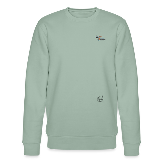 Männer Organic Mirrela Passage Sweatshirt Stanley & Stella Club 10 AA11 - Helles Graugrün