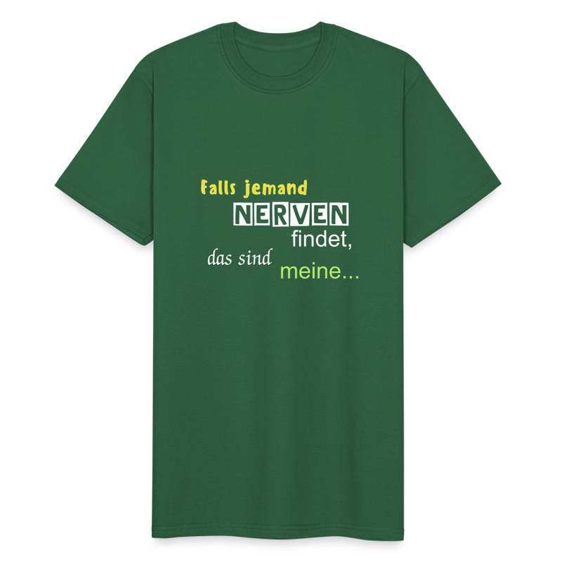 Lade das Bild in Galerie -Viewer, Männer Workwear T-Shirt Nerven finden - Flaschengrün
