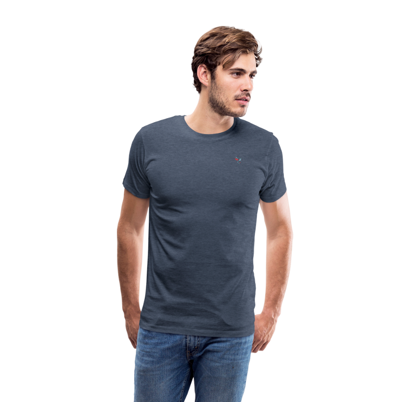 Lade das Bild in Galerie -Viewer, Männer Premium T-Shirt - Blau meliert
