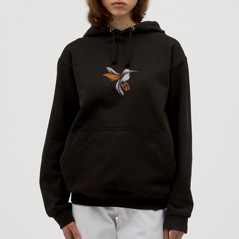 Lade das Bild in Galerie -Viewer, Mirrela Passage Unisex Hoodie ALL COLORS Kolibri GOLD BRAUN - Schwarz
