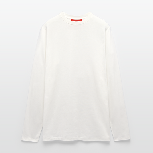 Organic HIGH QUALITY Relaxed Langarmshirt Made in EU - OFF WHITE