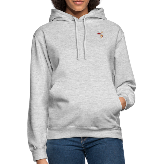 Mirrela Passage Unisex Hoodie MOKKA AA1 - Hellgrau meliert