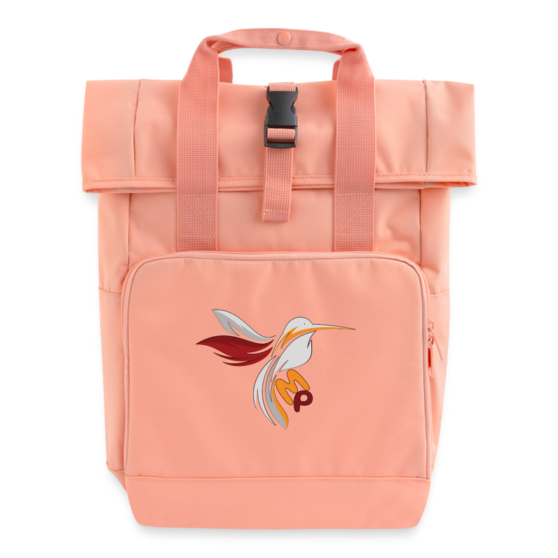 Lade das Bild in Galerie -Viewer, Rolltop Rucksack Mirrela Passage mit zwei Griffen MP Badge 4 - Chintzrosa
