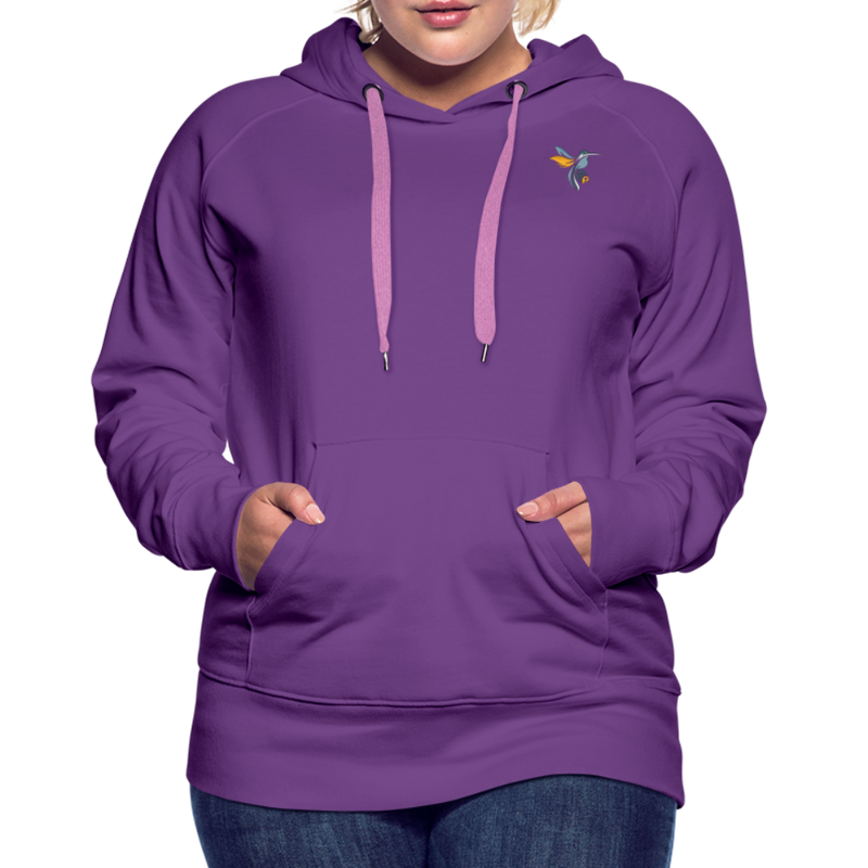 Lade das Bild in Galerie -Viewer, Frauen Premium Hoodie Manny Colors Mirrela Passage AA10 - Purple
