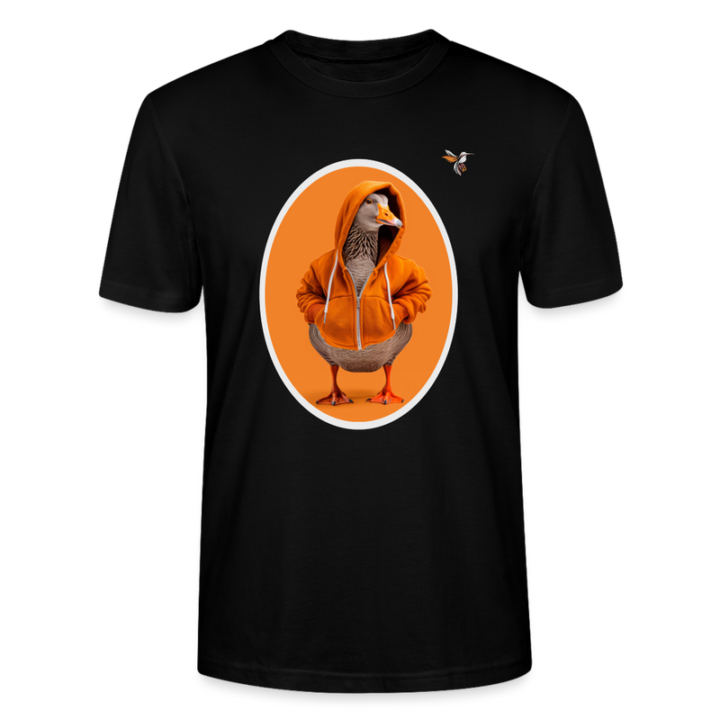 Lade das Bild in Galerie -Viewer, Stanley/Stella Unisex Mirrela Passage T-Shirt CRAFTER Duck in ORANGE - Schwarz
