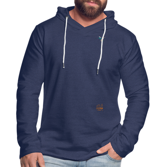 Leichtes Kapuzensweatshirt Unisex Mirrela Passage Club 5 AA7 - Navy meliert