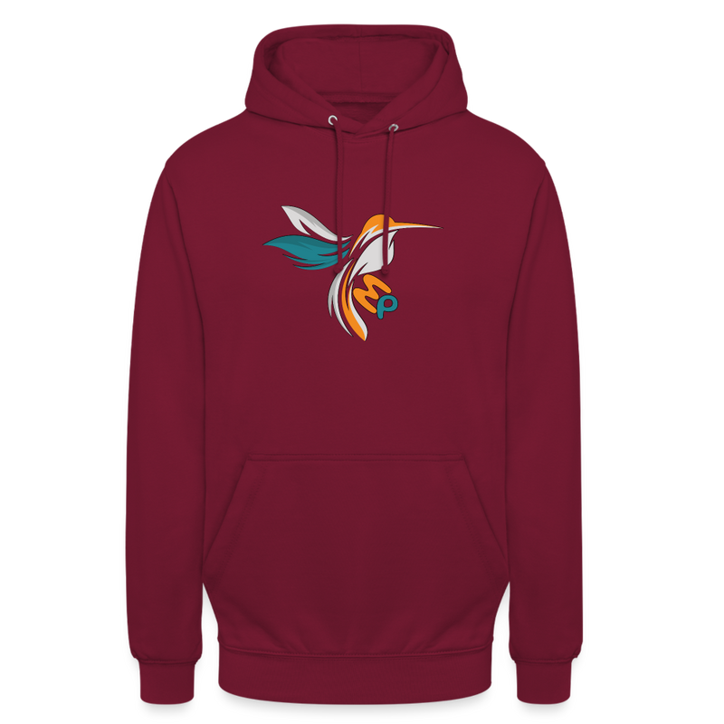 Lade das Bild in Galerie -Viewer, Mirrela Passage Unisex Hoodie GRAU TÜRKIS AA2 St. Donat - Bordeaux
