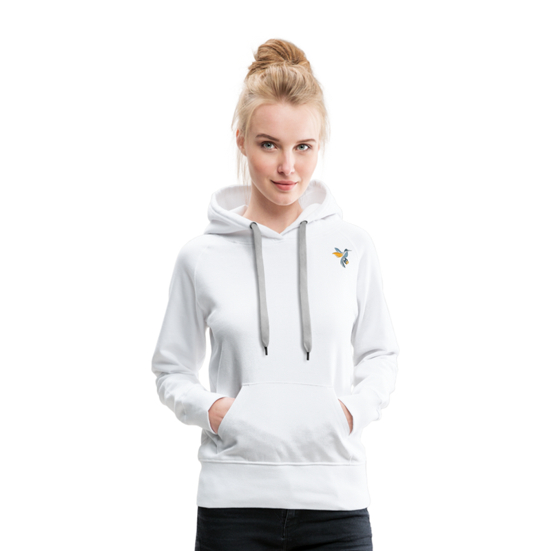 Lade das Bild in Galerie -Viewer, Frauen Premium Hoodie Manny Colors Mirrela Passage AA10 - Weiß
