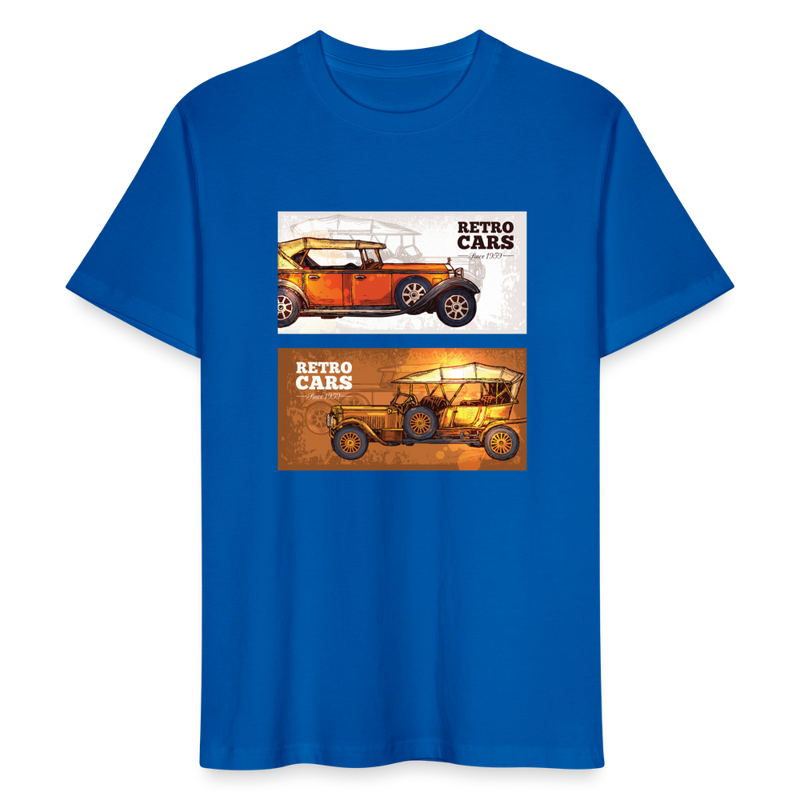 Lade das Bild in Galerie -Viewer, Stanley/Stella Unisex T-Shirt CRAFTER Retro Cars 1 - Pfauenblau
