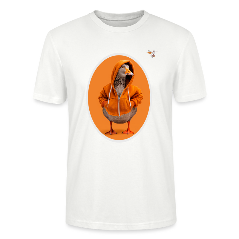 Lade das Bild in Galerie -Viewer, Stanley/Stella Unisex Mirrela Passage T-Shirt CRAFTER Duck in ORANGE - Weiß
