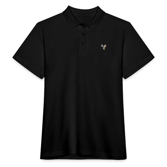 Frauen Polo Shirt Kolibri Grau Nr. 5 - Schwarz