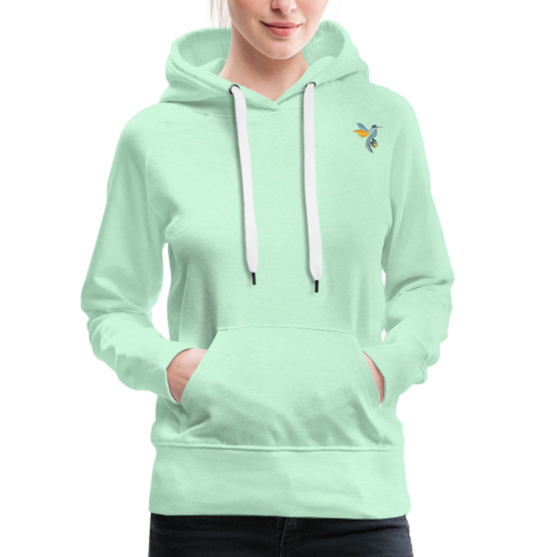 Lade das Bild in Galerie -Viewer, Frauen Premium Hoodie Manny Colors Mirrela Passage AA10 - helles Mintgrün
