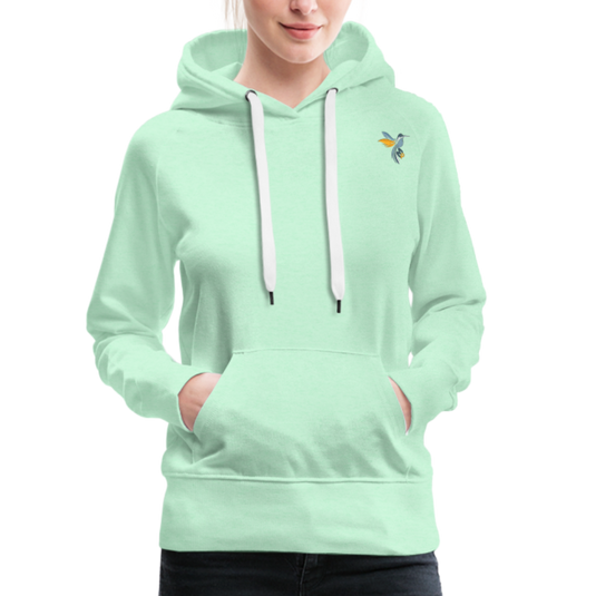 Frauen Premium Hoodie Manny Colors Mirrela Passage AA10 - helles Mintgrün