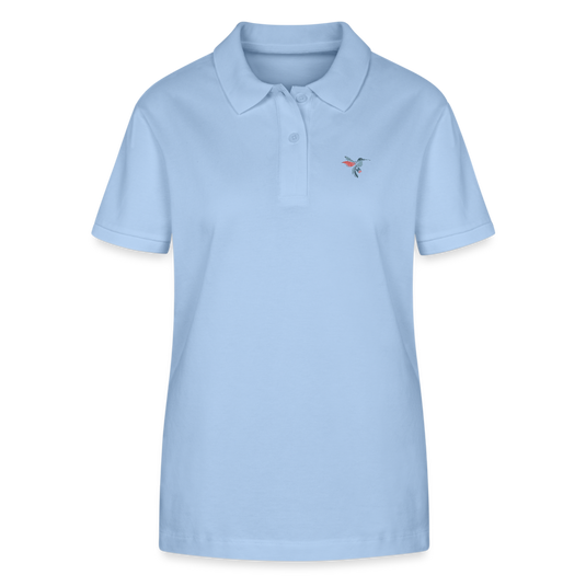 Stanley/Stella Frauen Bio-Poloshirt ELLISER Kolibri SPRING MALVE - sky Blue