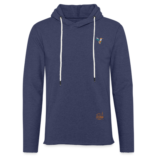 Leichtes Kapuzensweatshirt Unisex Mirrela Passage Club 5 AA7 - Navy meliert