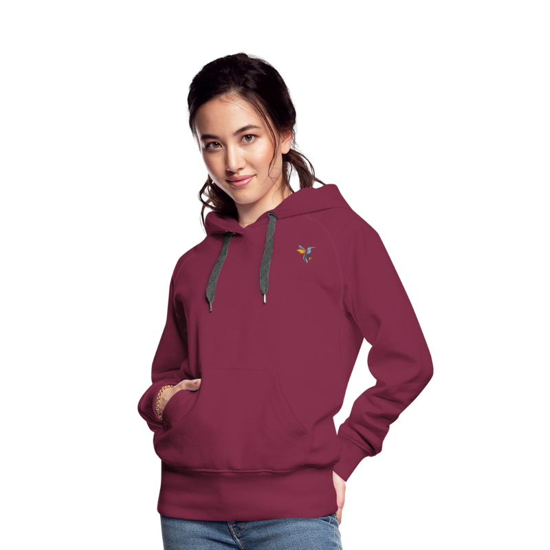 Lade das Bild in Galerie -Viewer, Frauen Premium Hoodie Manny Colors Mirrela Passage AA10 - Bordeaux
