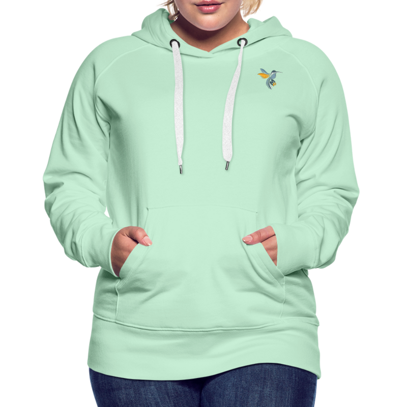 Lade das Bild in Galerie -Viewer, Frauen Premium Hoodie Manny Colors Mirrela Passage AA10 - helles Mintgrün
