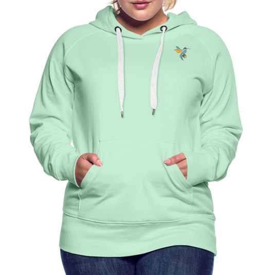 Frauen Premium Hoodie Manny Colors Mirrela Passage AA10 - helles Mintgrün