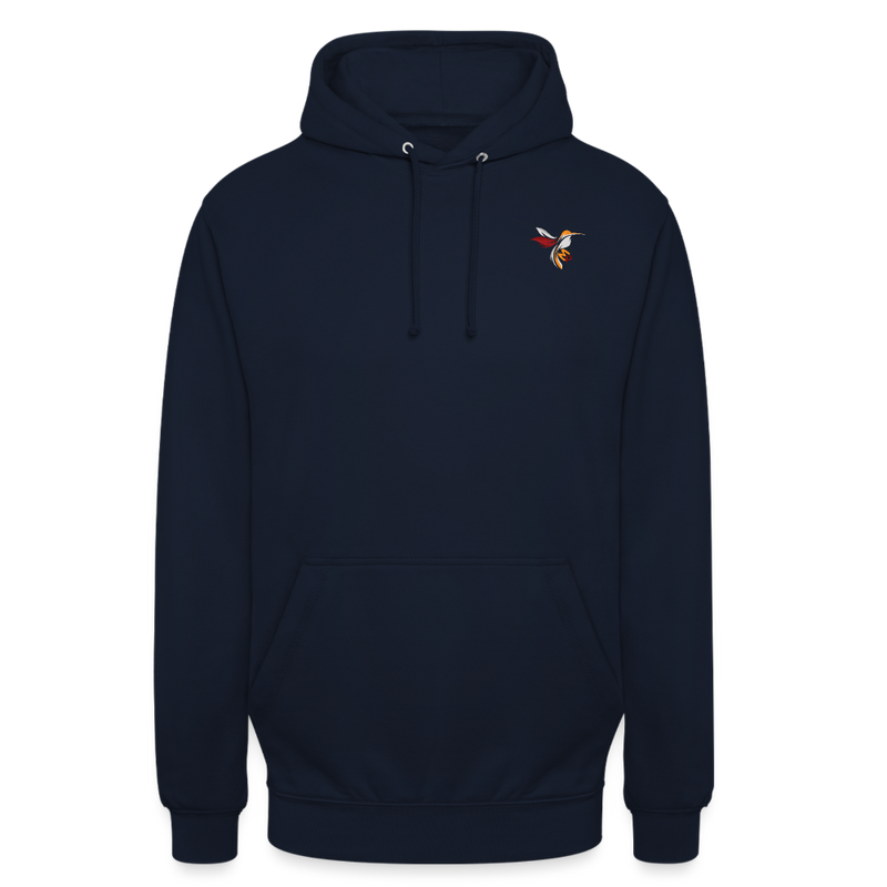 Lade das Bild in Galerie -Viewer, Mirrela Passage Unisex Hoodie MOKKA AA1 - Navy
