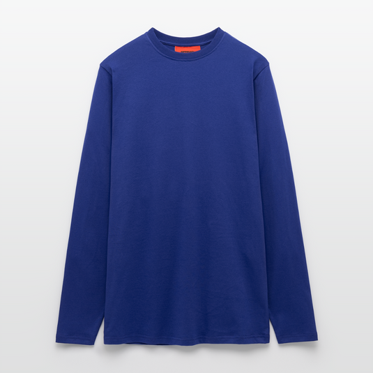 Organic HIGH QUALITY Relaxed Langarmshirt Made in EU - Iconic Blue