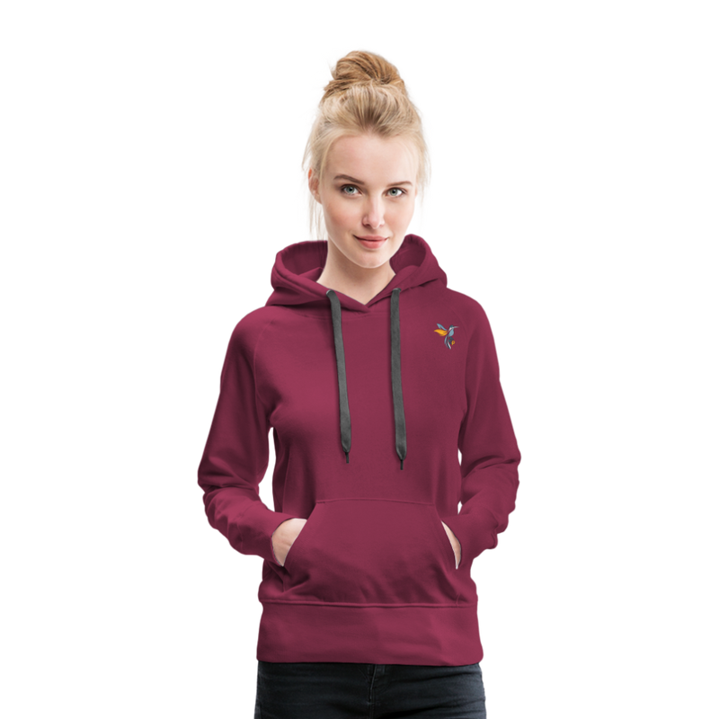 Lade das Bild in Galerie -Viewer, Frauen Premium Hoodie Manny Colors Mirrela Passage AA10 - Bordeaux
