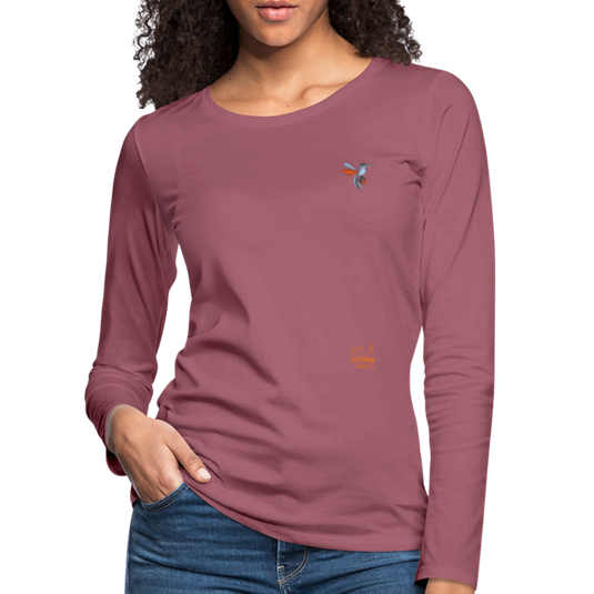 Frauen Premium Mirrela Passage Langarmshirt Club 5 AA15 - Malve