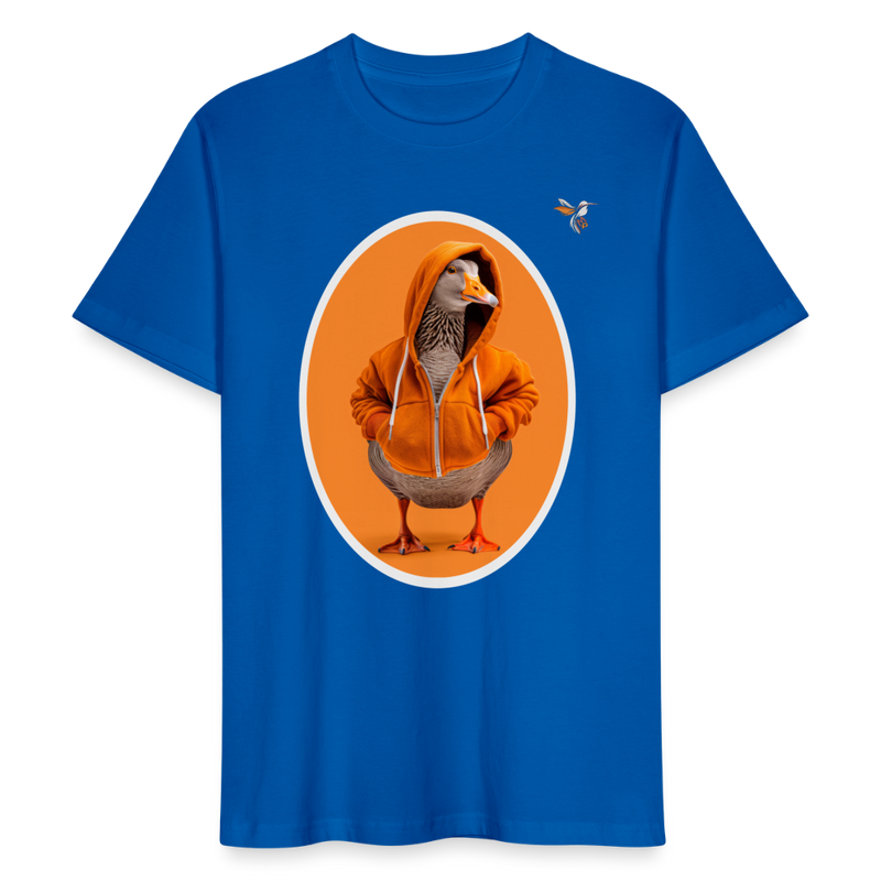 Lade das Bild in Galerie -Viewer, Stanley/Stella Unisex Mirrela Passage T-Shirt CRAFTER Duck in ORANGE - Pfauenblau
