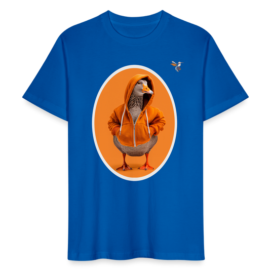 Stanley/Stella Unisex Mirrela Passage T-Shirt CRAFTER Duck in ORANGE - Pfauenblau