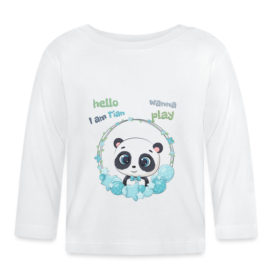 Mirrela Passage Baby Langarmshirt Tian - Weiß