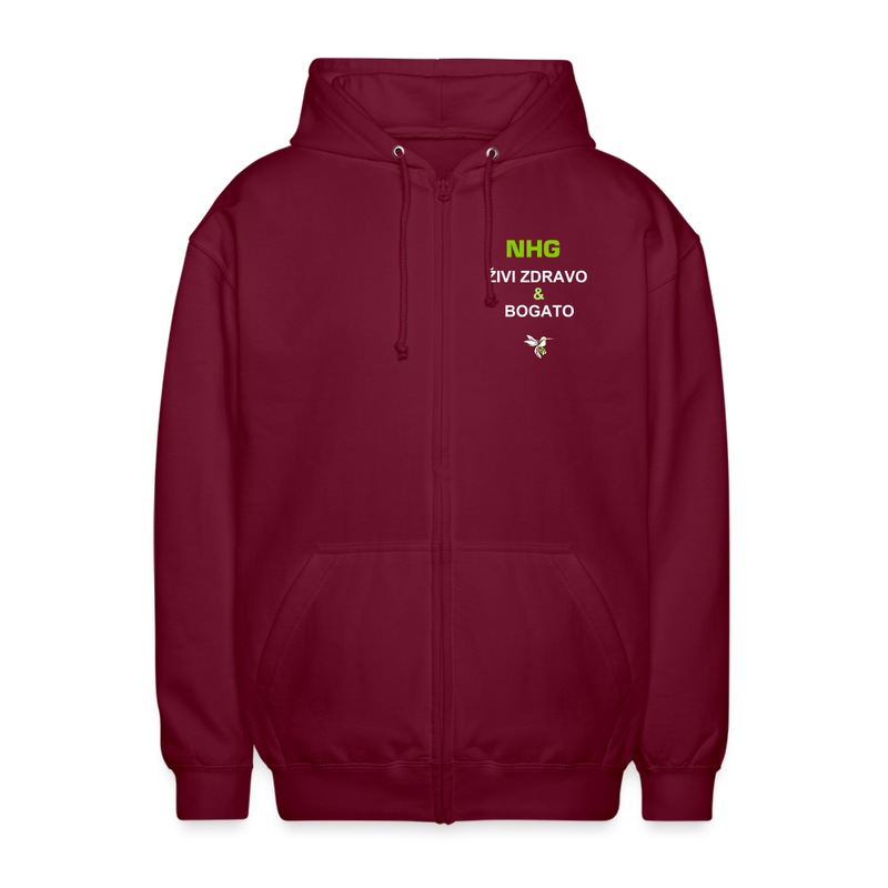 Lade das Bild in Galerie -Viewer, Mirrela Passage Unisex Kapuzenjacke AWDis Just Hoods NHG TEAM - Bordeaux
