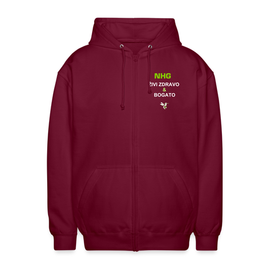 Mirrela Passage Unisex Kapuzenjacke AWDis Just Hoods NHG TEAM - Bordeaux