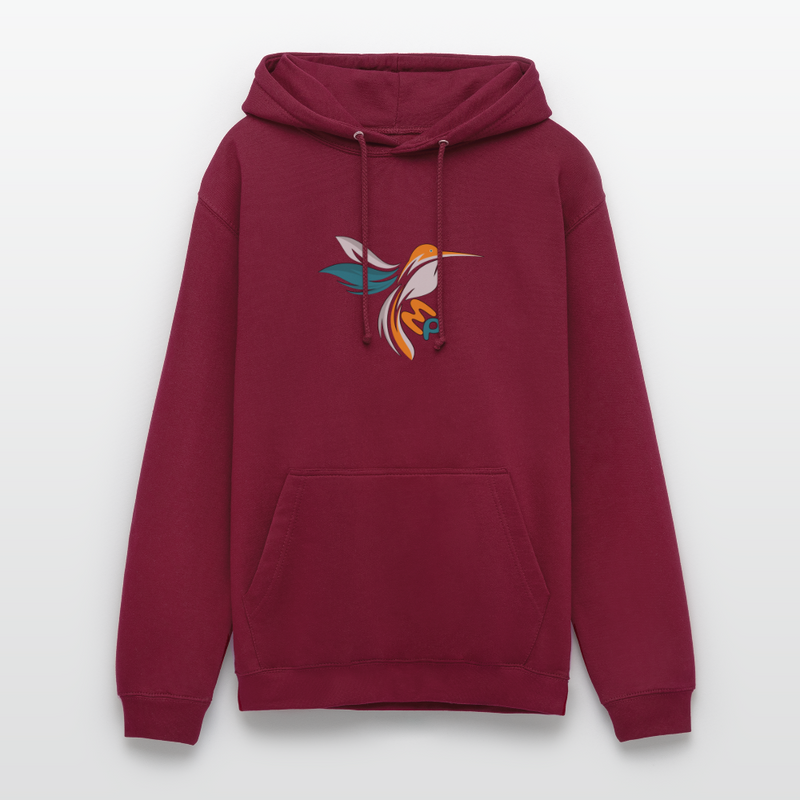 Lade das Bild in Galerie -Viewer, Mirrela Passage Unisex Hoodie GRAU TÜRKIS AA2 St. Donat - Bordeaux
