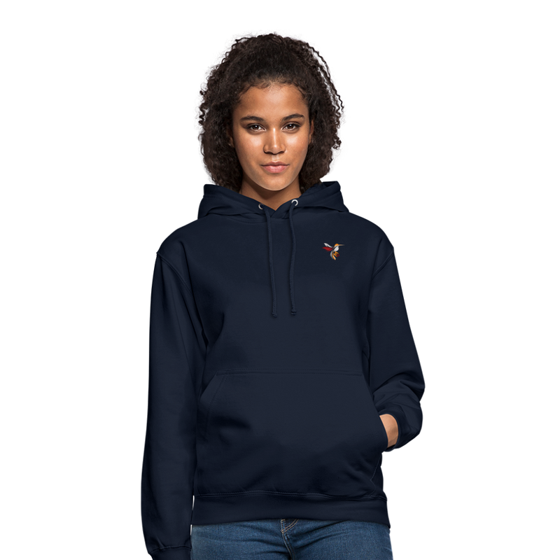 Lade das Bild in Galerie -Viewer, Mirrela Passage Unisex Hoodie MOKKA AA1 - Navy
