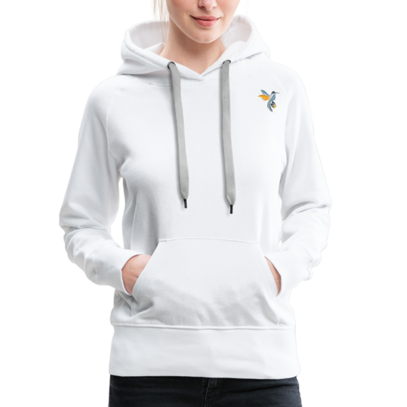 Lade das Bild in Galerie -Viewer, Frauen Premium Hoodie Manny Colors Mirrela Passage AA10 - Weiß
